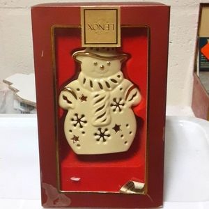 LENOX SNOWMAN TEA LIGHT
